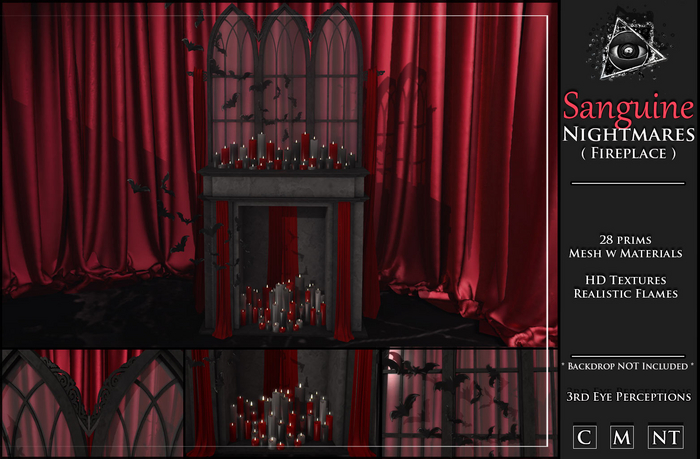 Sanguine Nightmares Fireplace