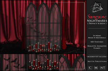 Sanguine Nightmares Privacy Screen
