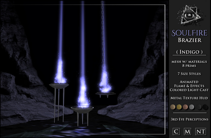 Soul Fire Brazier Set ( Indigo )