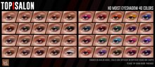 TOP1SALON - HD MOIST EYESHADOW (Lelutka Evo) FATPACK