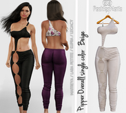 Pipper Overall/ Pants Beige - Maitreya Lara, Lara Petite, Kupra Original, Legacy - FashionNatic