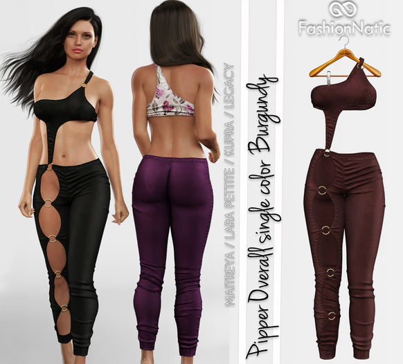 Pipper Overall/ Pants Burgundy - Maitreya Lara, Lara Petite, Kupra Original, Legacy - FashionNatic
