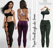 Pipper Overall/ Pants Green - Maitreya Lara, Lara Petite, Kupra Original, Legacy - FashionNatic