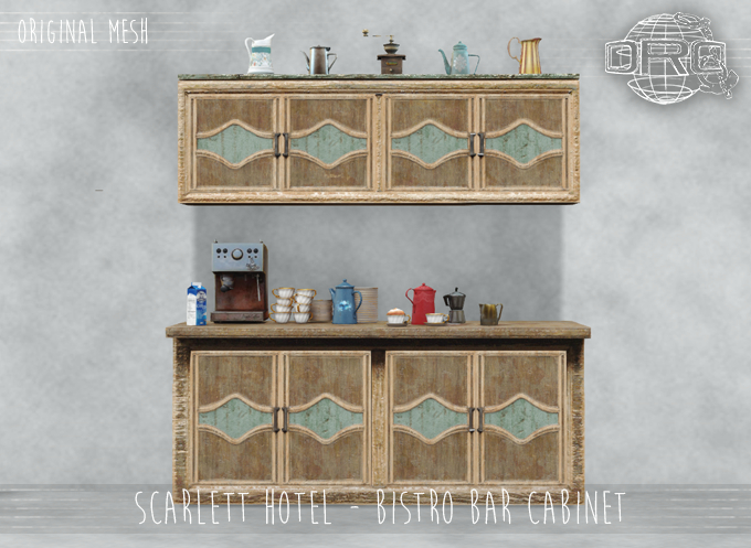 -DRD- Scarlett Hotel - Bistro bar cabinet (add)
