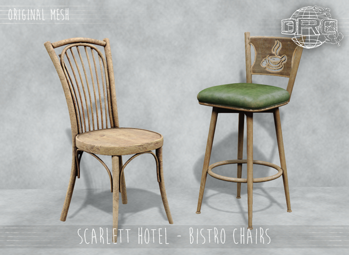 -DRD- Scarlett Hotel - Bistro chairs (add)