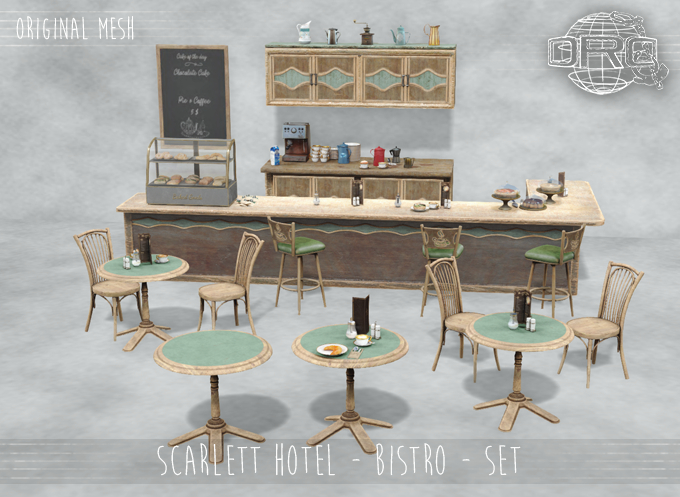 -DRD- Scarlett Hotel - Bistro set (add)