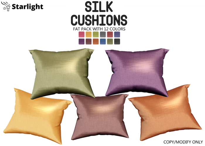 :: SA ::  Silk Cushions - Fat Pack