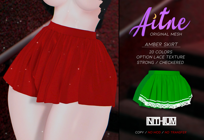 .Aitne. Amber skirt - green