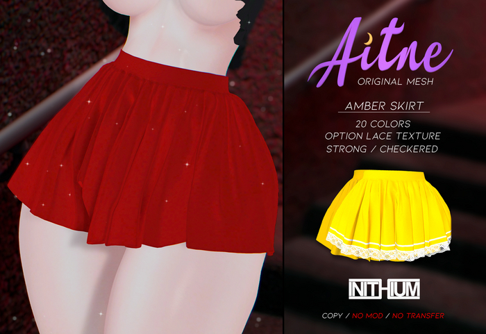 .Aitne. Amber skirt - yellow