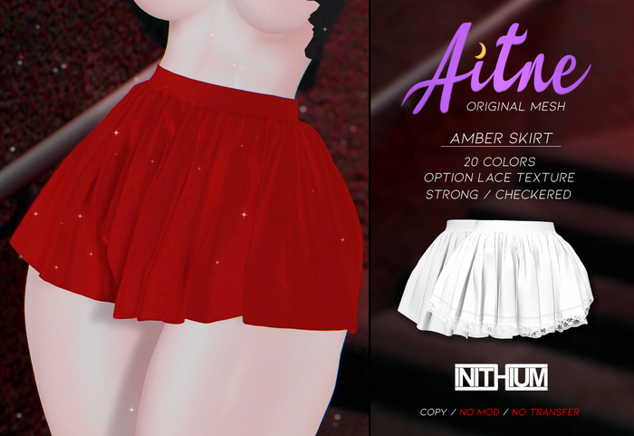 .Aitne. Amber skirt - White