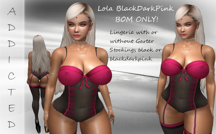 Addicted Lola BlackDarkPink BOM