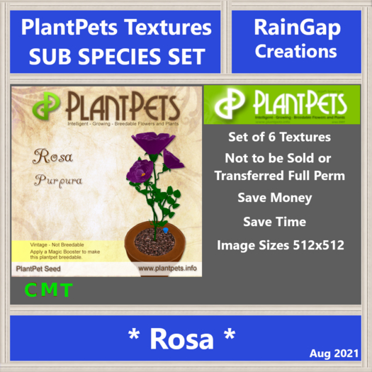 PLANTPETS TEXTURES SUB SET ROSA (6)