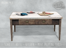 -DRD- Scarlett Hotel - Kitchen - Meat prepping table (add)