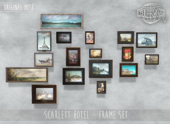 -DRD- Scarlett Hotel - Frame set (add)