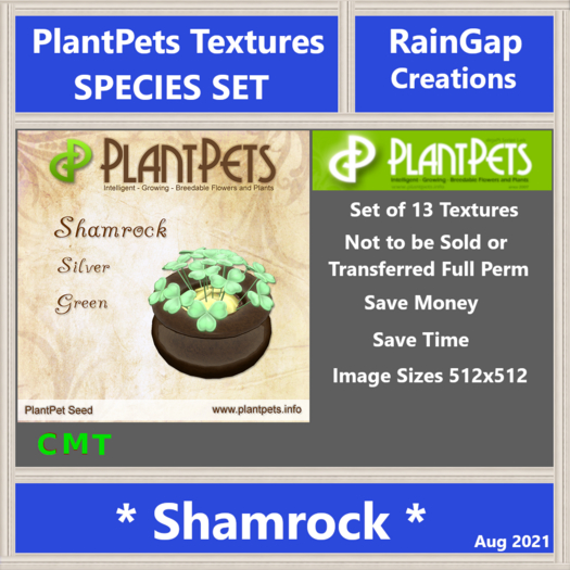 PLANTPETS TEXTURES SET SHAMROCK (13)