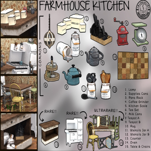 [IK] Farmhouse Kitchen - 05. Kitchen Scale - COMMON (boxed)