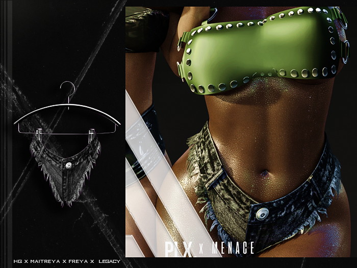 PLX. "IVY" Cutters // Black // 