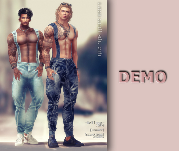 E.Storm overall Male. Chris Demo