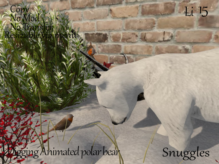 Digging polar bear By Snuggles Boxed