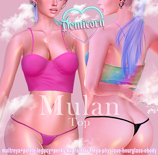 {Demicorn} Mulan Top - Solids 2 Pack