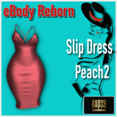 REBORN SLIP DRESS Peach2