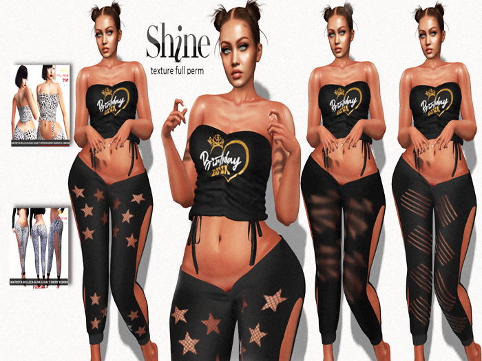 AJ   #SHINE_ PANTA KORAL  _ TOP DIVA  _TEXTURE FULL PERM