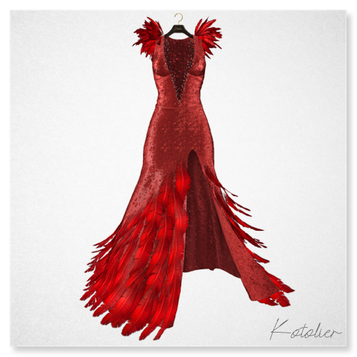 Kotolier . Dress Odilia - red