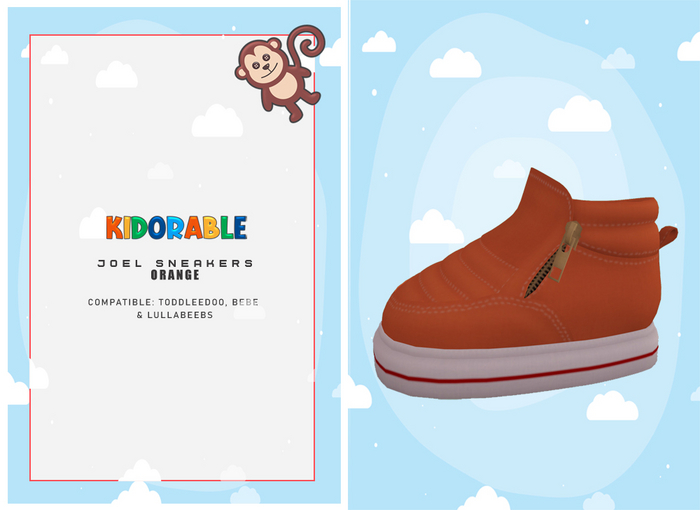 {K} Joel Sneakers / Orange*