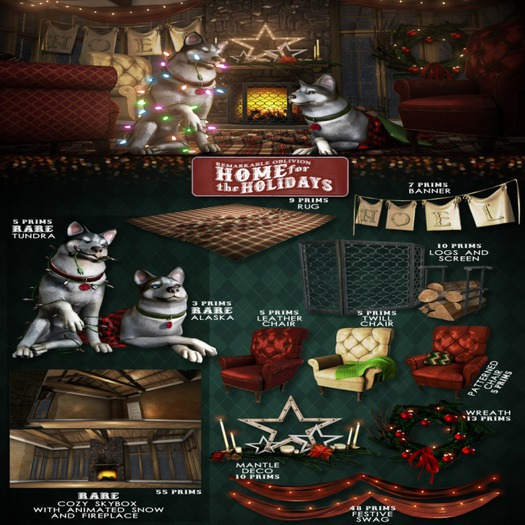 .. RO - Home for the Holiday - Festive Swag Container 2