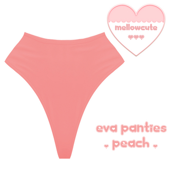 Second Life Marketplace - mellowcute-eva panties-peach