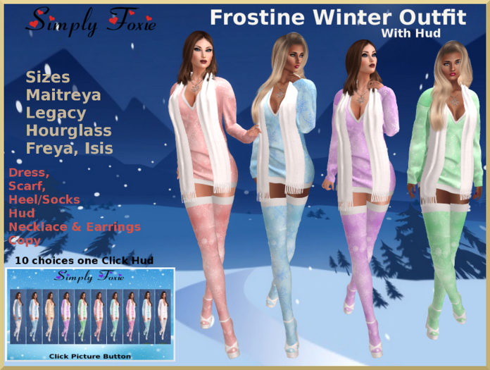 Frostine Winter Outfit With Hud (Boxed)