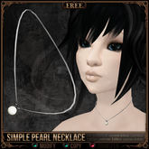 [FREE] =^.^= Curious Kitties - Simple Pearl Necklace