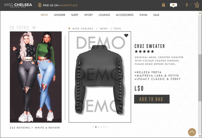 .miss chelsea. DEMO Cruz Sweater