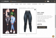 .miss chelsea. Cruz Jeans Petrol