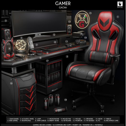 4. BAMSE : Gamer - Headphones