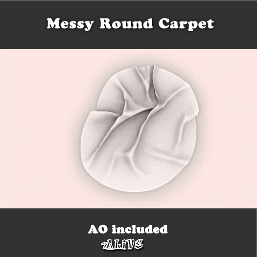 Alive Round Messy Rug FULLPERM