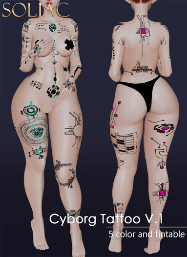SOLIAC - Cyborg Tattoo V.1