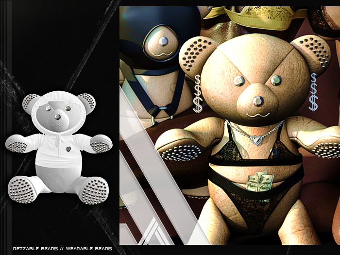 PxN. "BED BEAR" /Pure White/ // 