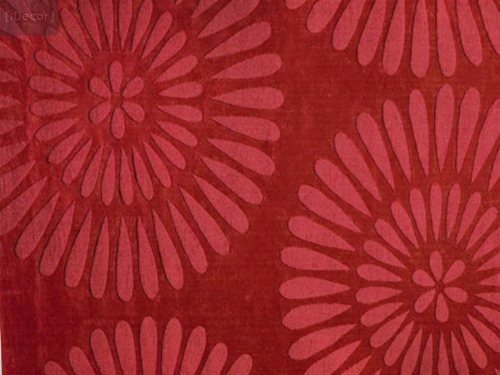 [iDecor] Carpet Red Floras