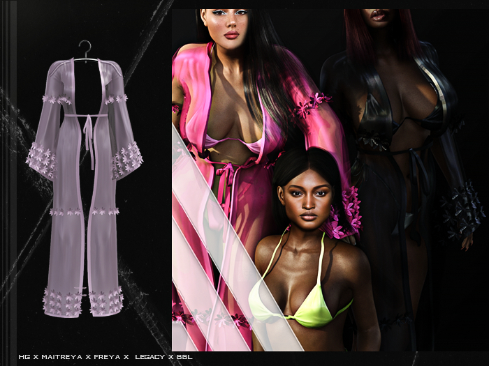 PLX. "PHNYX"  Robe // Purple // 