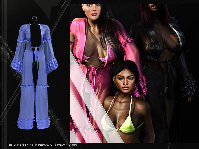 PLX. "PHNYX"  Robe // Blue // 