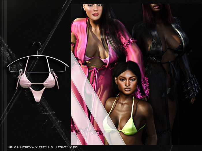 PLX. "PHNYX"  Bra & Panties // Rose // 