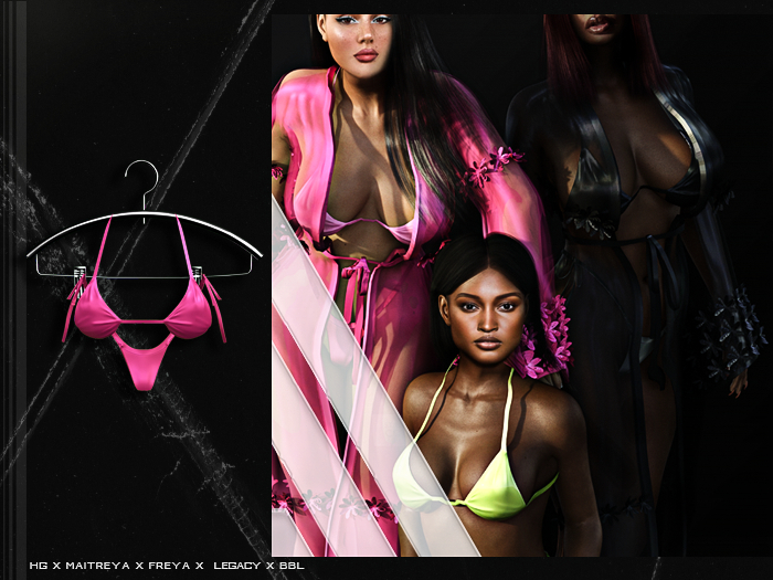 PLX. "PHNYX"  Bra & Panties // Pink // 