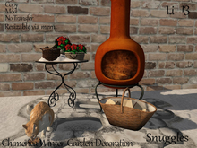 Chimenea Winter  Garden Decoration By Snuggles