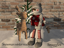 Snowman winter ready  By Snuggles 