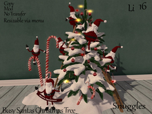 Busy Santas Christmas Tree By Snuggles