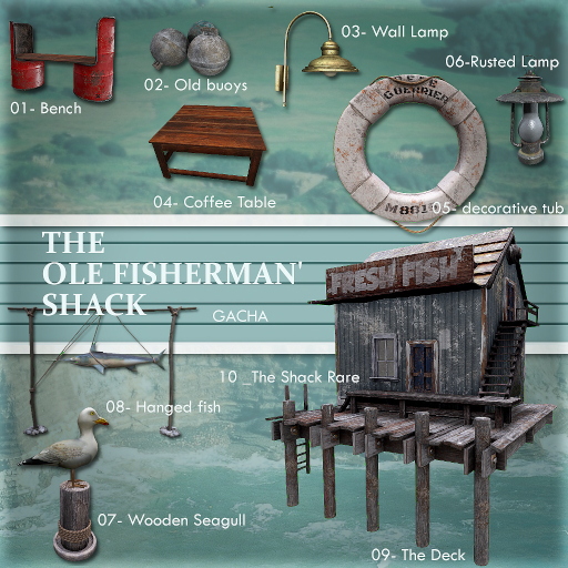 The Ole Fisherman'shack full set - copy