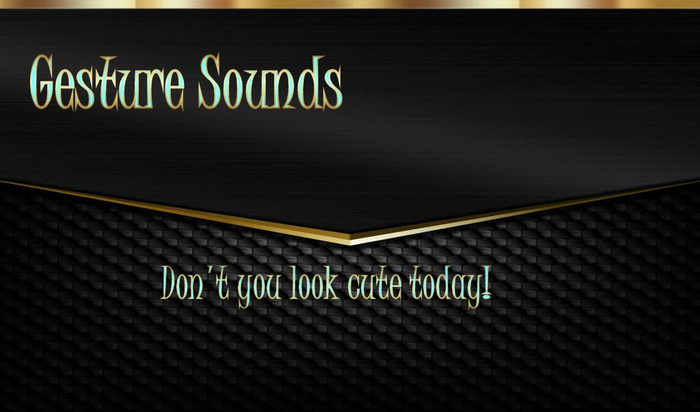 Bunny's Gesture Sounds-Don't you look cute today!