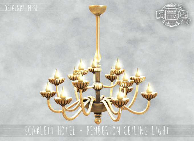 -DRD- Scarlett Hotel - Pemberton ceiling Light (add)