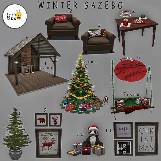 11 - Little Bee Winter Gazebo